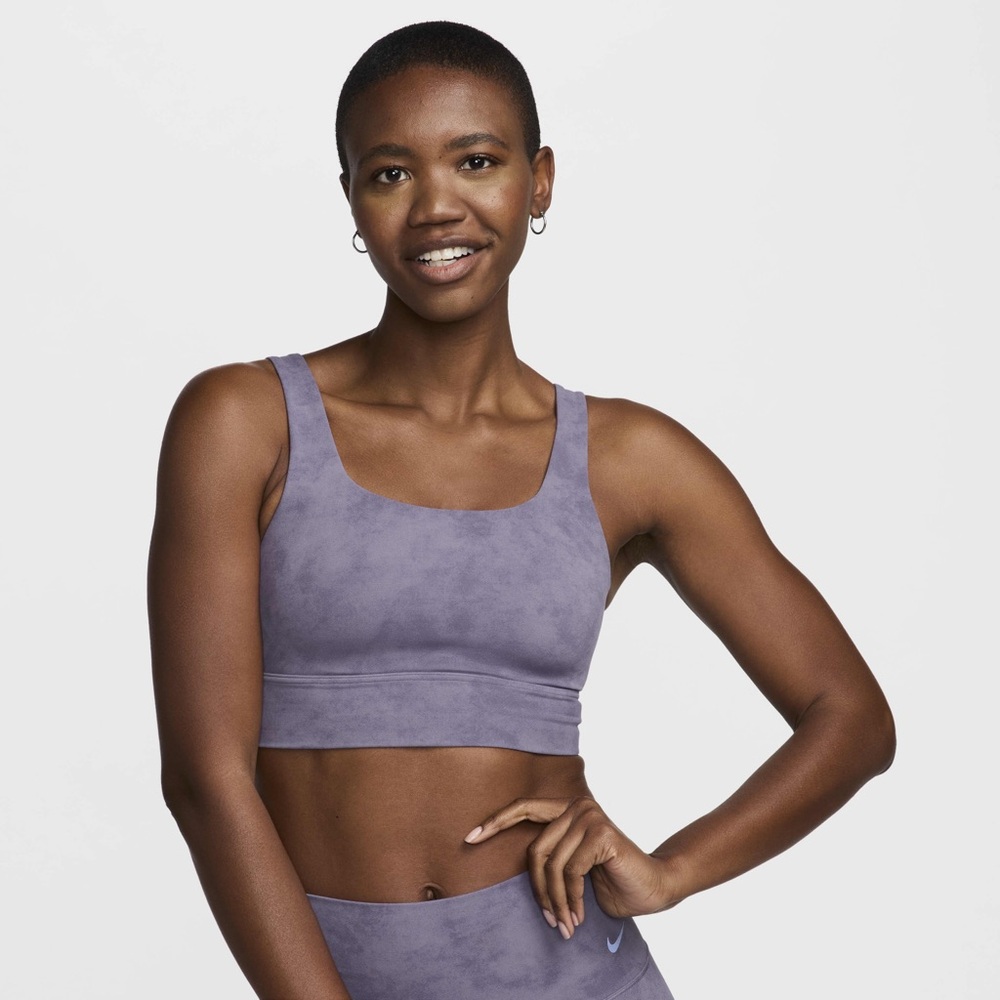 Nike Purple Sports Bra Medium Support